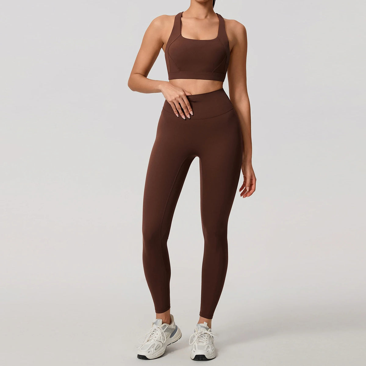 Soften Yoga Set 2PCS Sports Suit Women Gym Set Women Fitness Tracksuit Workout Suit Female Sportswear Quick-Drying Yoga Clothing