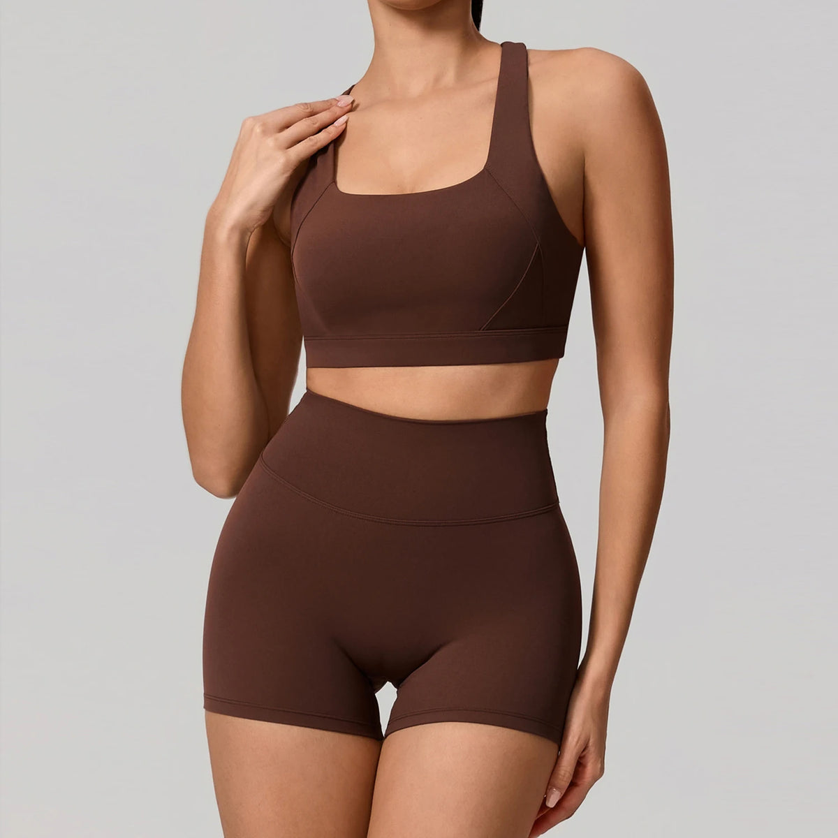 Soften Yoga Set 2PCS Sports Suit Women Gym Set Women Fitness Tracksuit Workout Suit Female Sportswear Quick-Drying Yoga Clothing