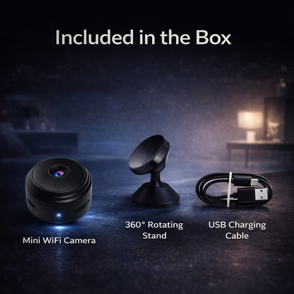 A9 Portable WiFi Wireless Mini Camera Security Monitoring with Voice Recorder for Infants/Pets Smart Home Video Surveillance