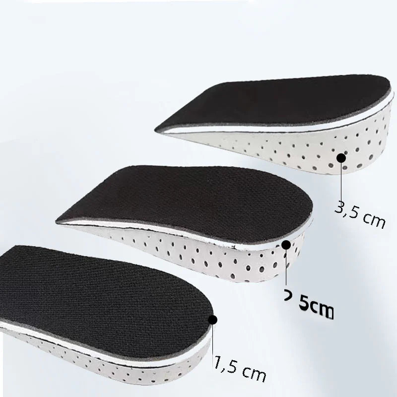 Memory Foam Height-Increasing Insoles for Comfort