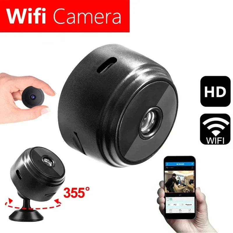 A9 Portable WiFi Wireless Mini Camera Security Monitoring with Voice Recorder for Infants/Pets Smart Home Video Surveillance