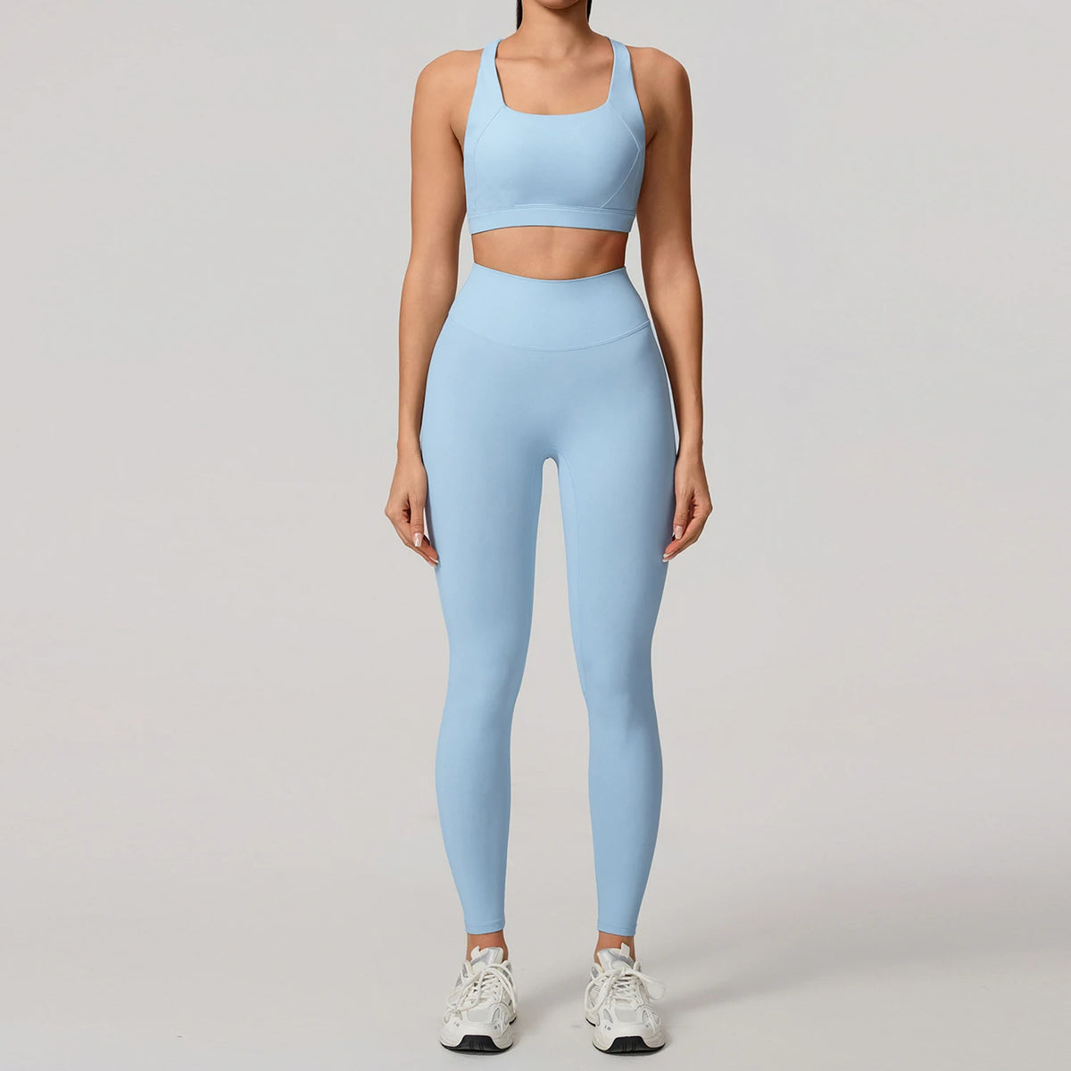 Soften Yoga Set 2PCS Sports Suit Women Gym Set Women Fitness Tracksuit Workout Suit Female Sportswear Quick-Drying Yoga Clothing
