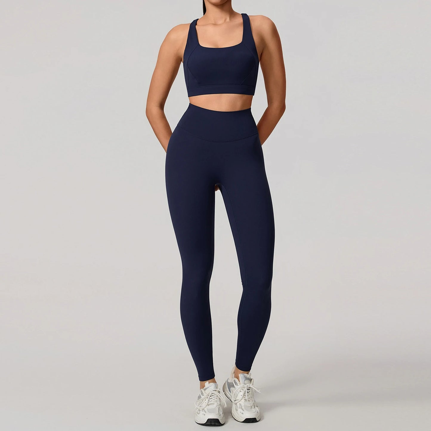 Soften Yoga Set 2PCS Sports Suit Women Gym Set Women Fitness Tracksuit Workout Suit Female Sportswear Quick-Drying Yoga Clothing