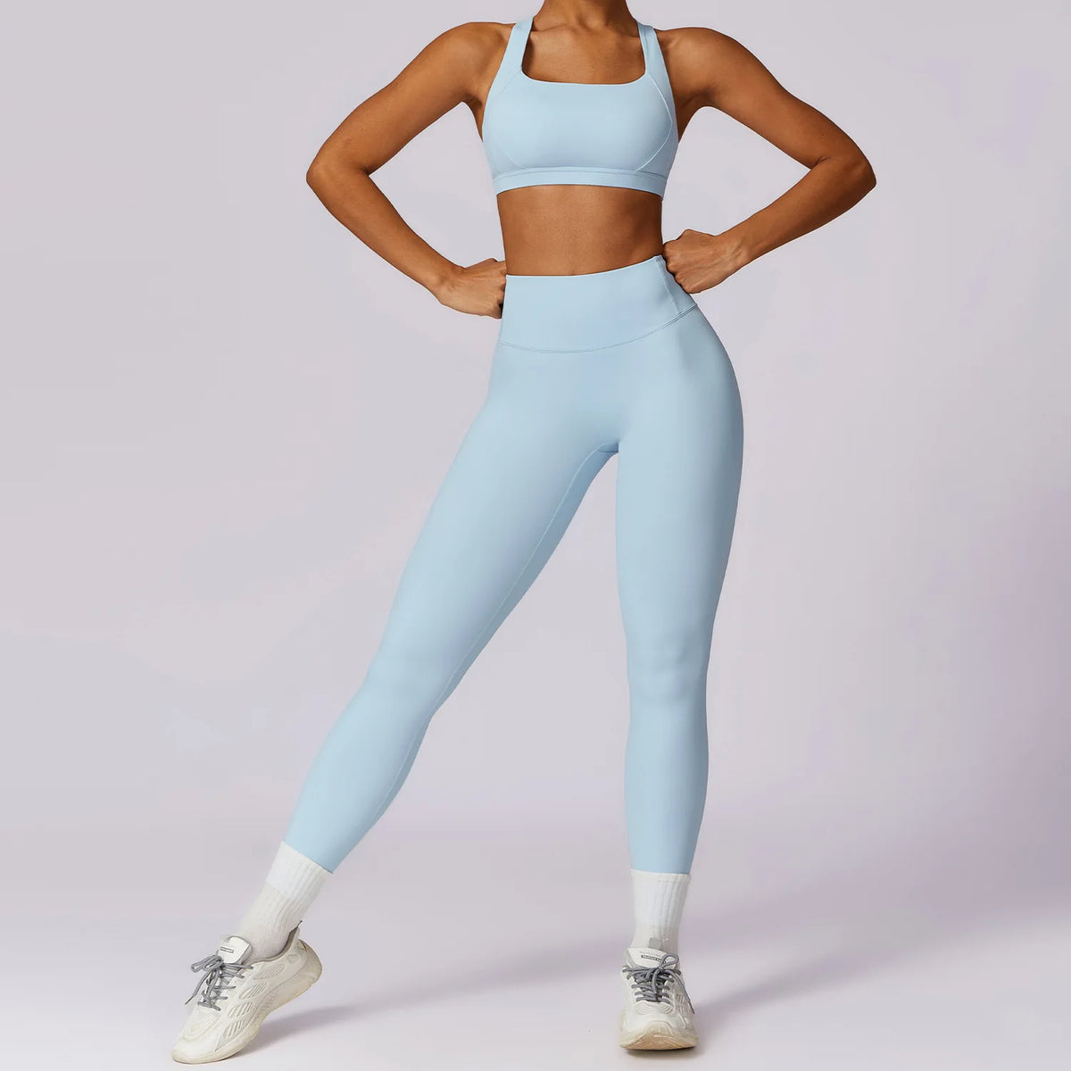 Soften Yoga Set 2PCS Sports Suit Women Gym Set Women Fitness Tracksuit Workout Suit Female Sportswear Quick-Drying Yoga Clothing